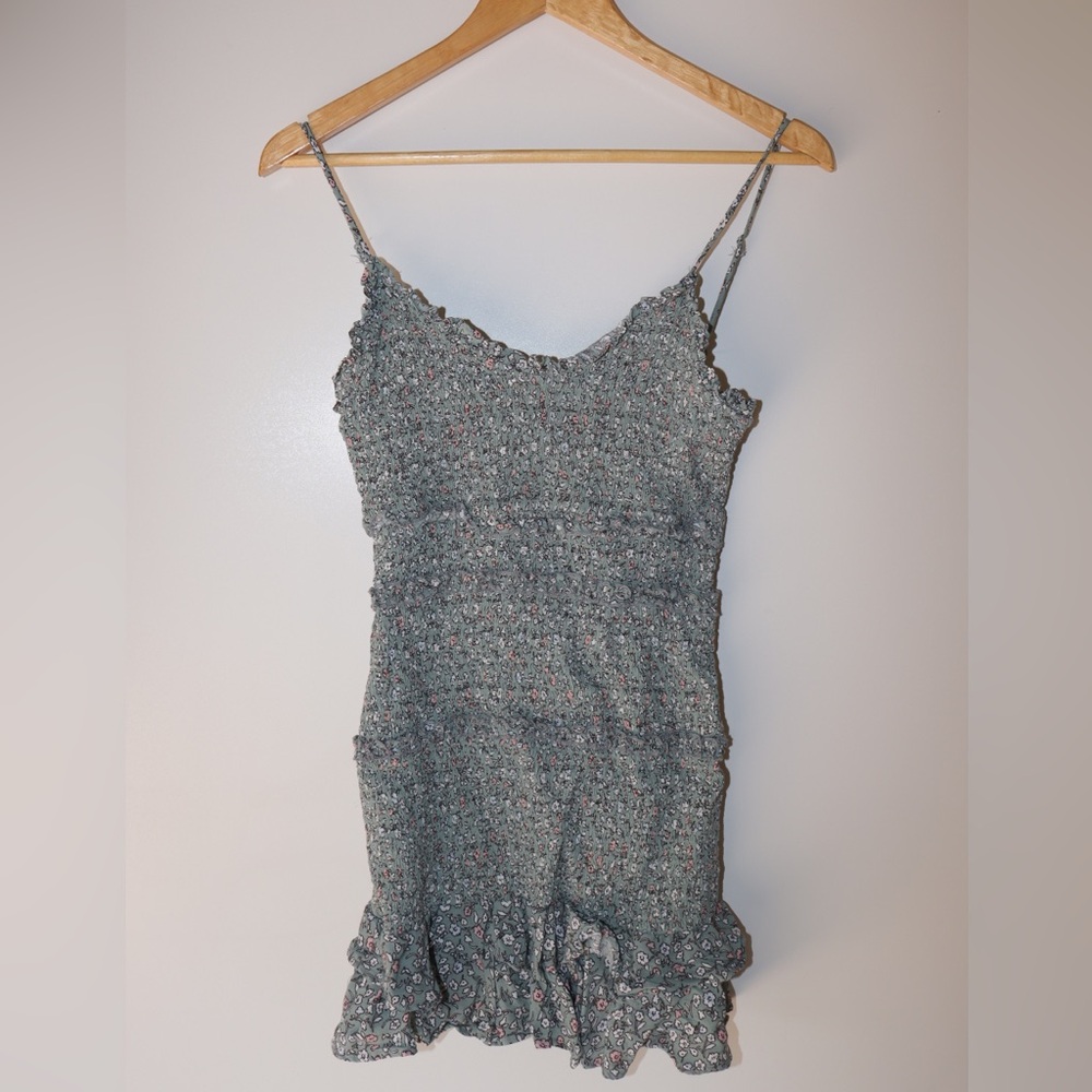 LILYFUL Mini Floral and Ruffle Dress - Picture 3 of 15